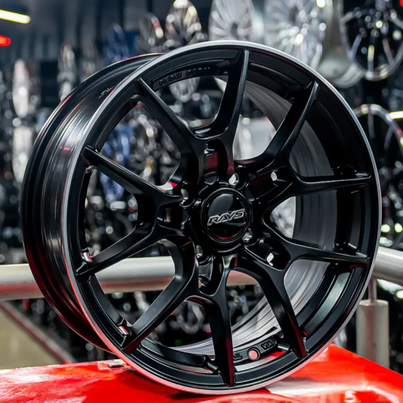 AROS RIN 15 - 4X100 - ET38 - NEGRO / PULIDO