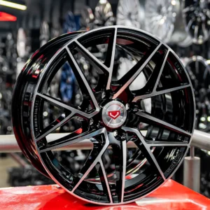 AROS RIN 15 - 4X100 - ET35 - NEGRO / PULIDO
