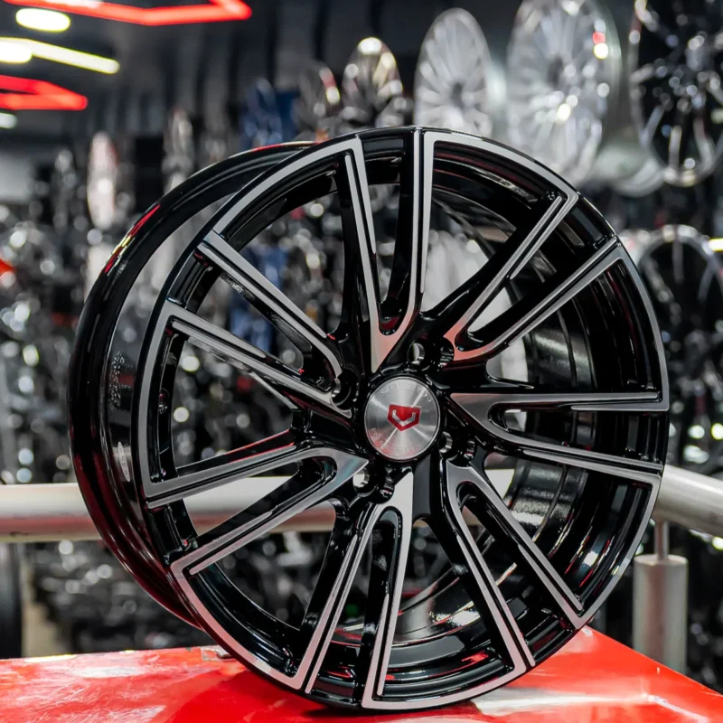 AROS RIN 15 - 4X100 - ET35 - NEGRO / PULIDO