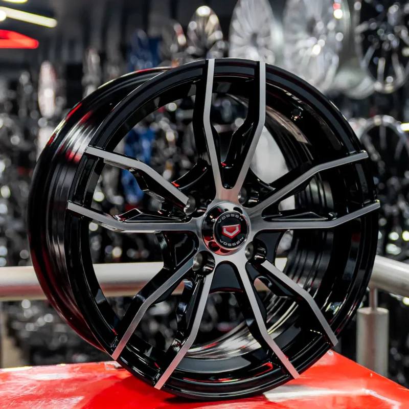 AROS RIN 15 - 4X100 - ET35 - NEGRO / PULIDO