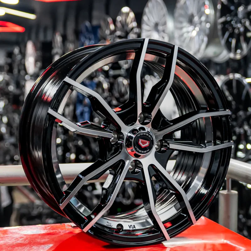 AROS RIN 15 - 4X100 - ET35 - NEGRO / PULIDO