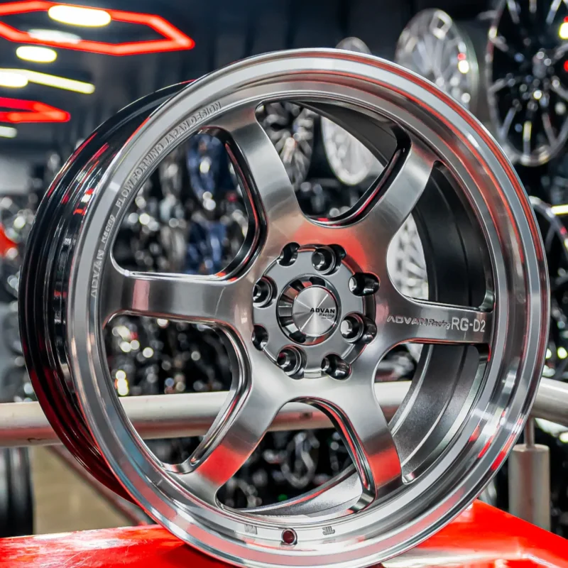 AROS RIN 15 - 8X100/114 - ET40 - GRAFITO / PULIDO