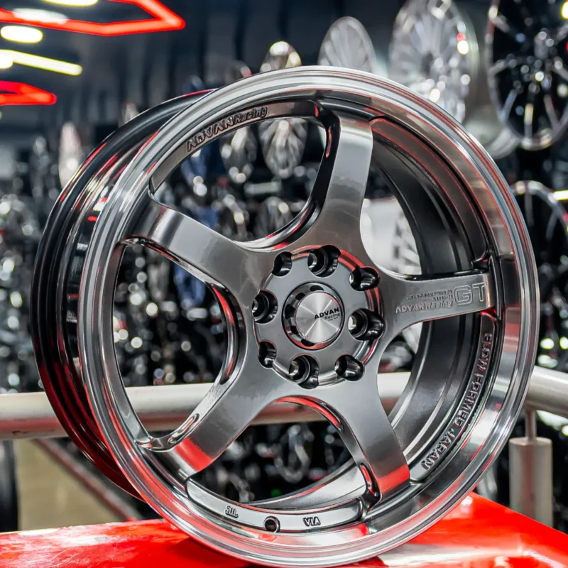 AROS RIN 15 - 8X100/114 - ET40 - GRAFITO / PULIDO