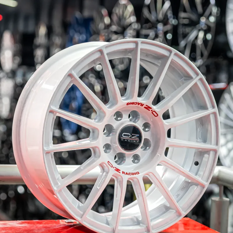 AROS RIN 16 - 8X100/108 - ET20 - BLANCO / ROJO