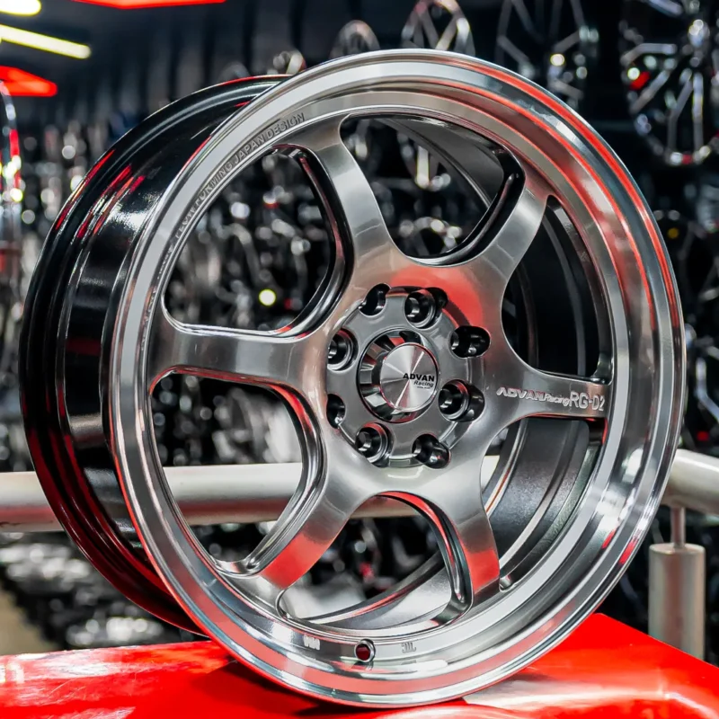 AROS RIN 16 - 8X100/114 - ET40 - GRAFITO / PULIDO