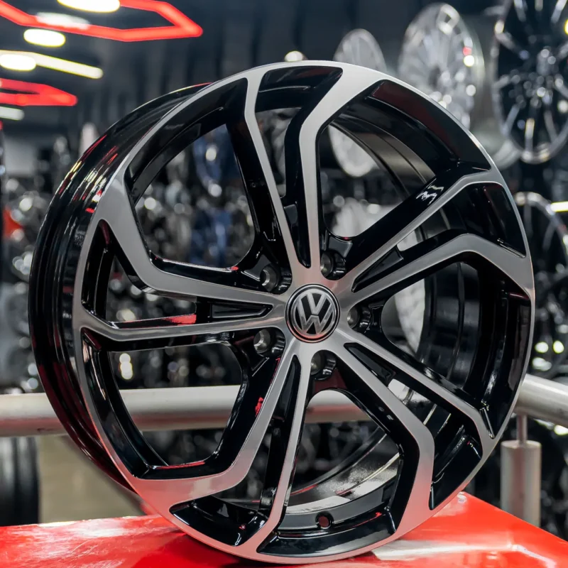 AROS RIN 17 - 5X100 - ET35 - NEGRO / PULIDO