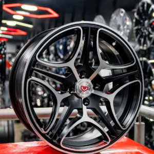 AROS RIN 17 - 4X100 - ET25 - NEGRO / PULIDO