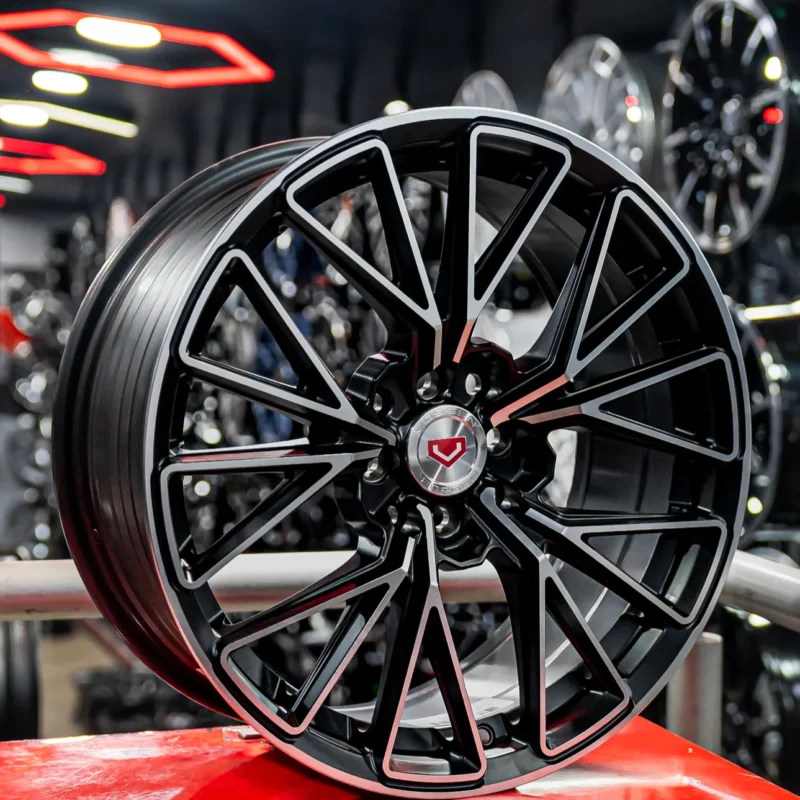 AROS RIN 17 - 8X100/114 - ET35 - NEGRO / PULIDO