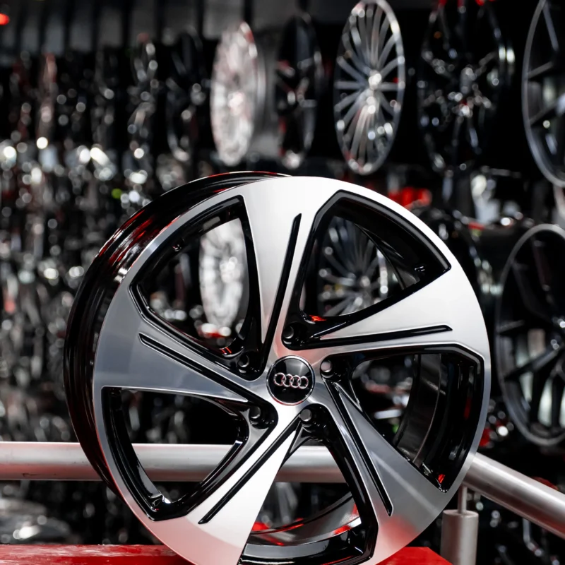 AROS RIN 18 - 5X112 - ET45 - NEGRO / PULIDO