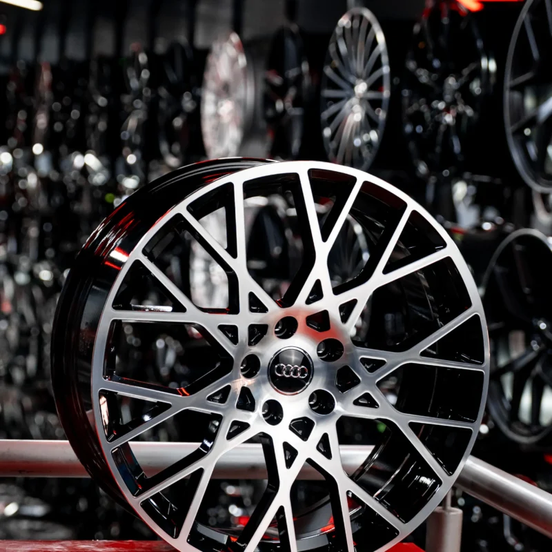 AROS RIN 18 - 5X112 - ET45 - NEGRO / PULIDO