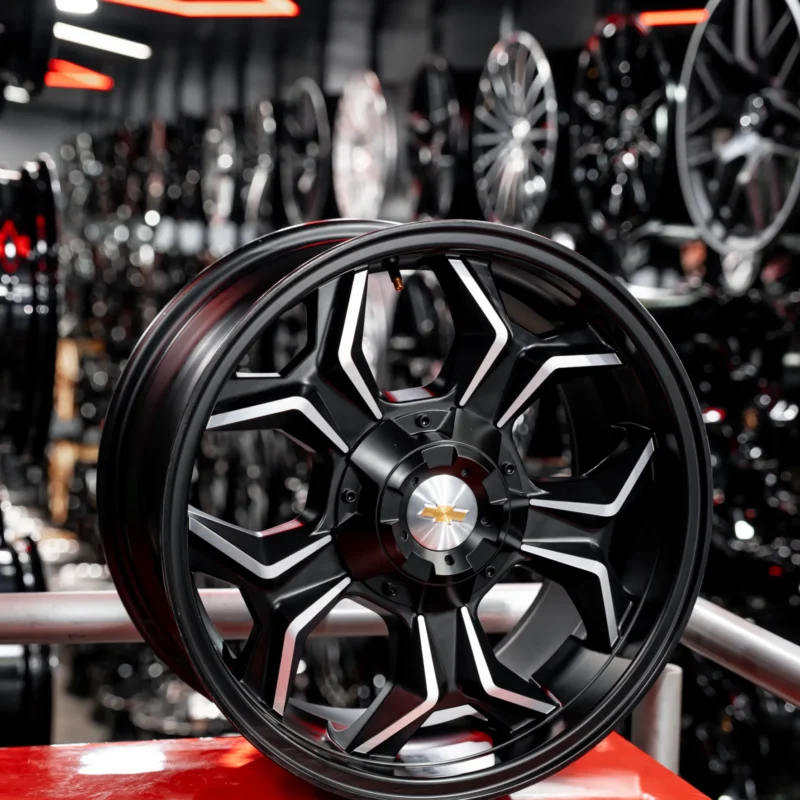 AROS RIN 18 - 6X130 - ET0 - NEGRO / PULIDO