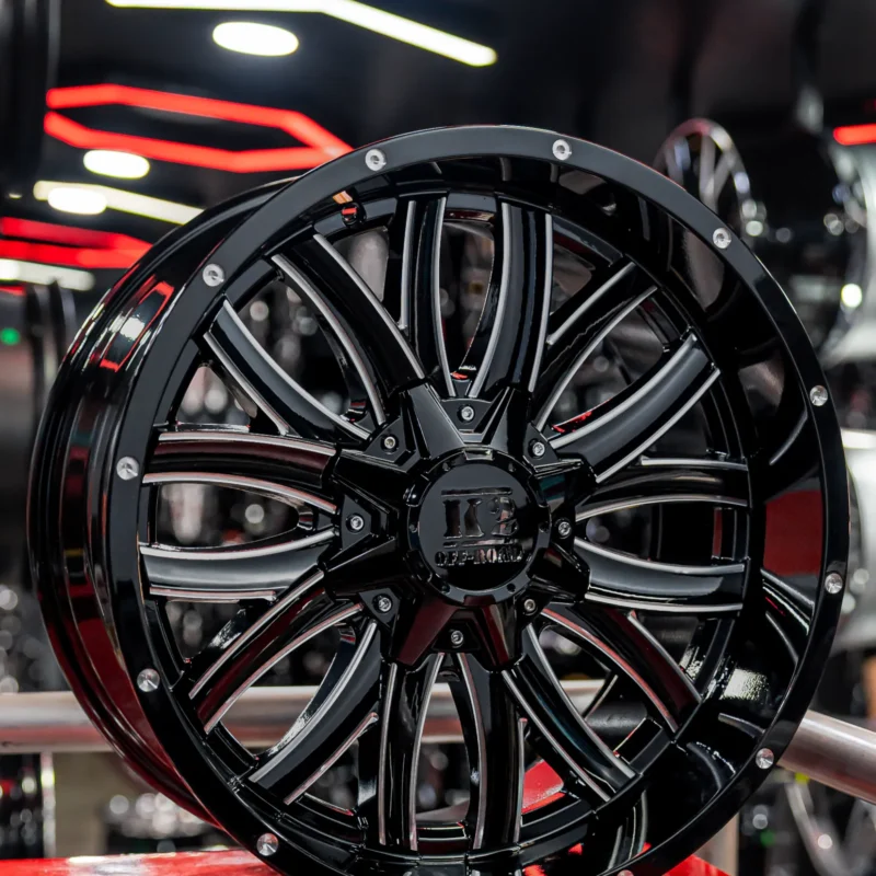 AROS RIN 20 - 6X139 - ET0 - NEGRO / PULIDO