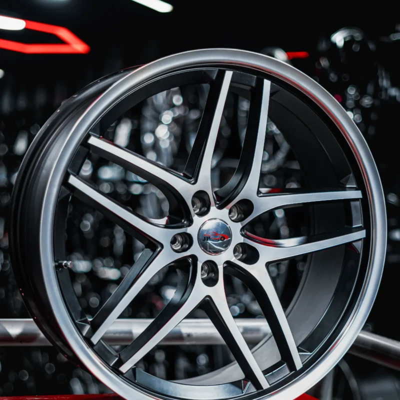 AROS RIN 22 - 5X114 - ET35 - NEGRO / PULIDO