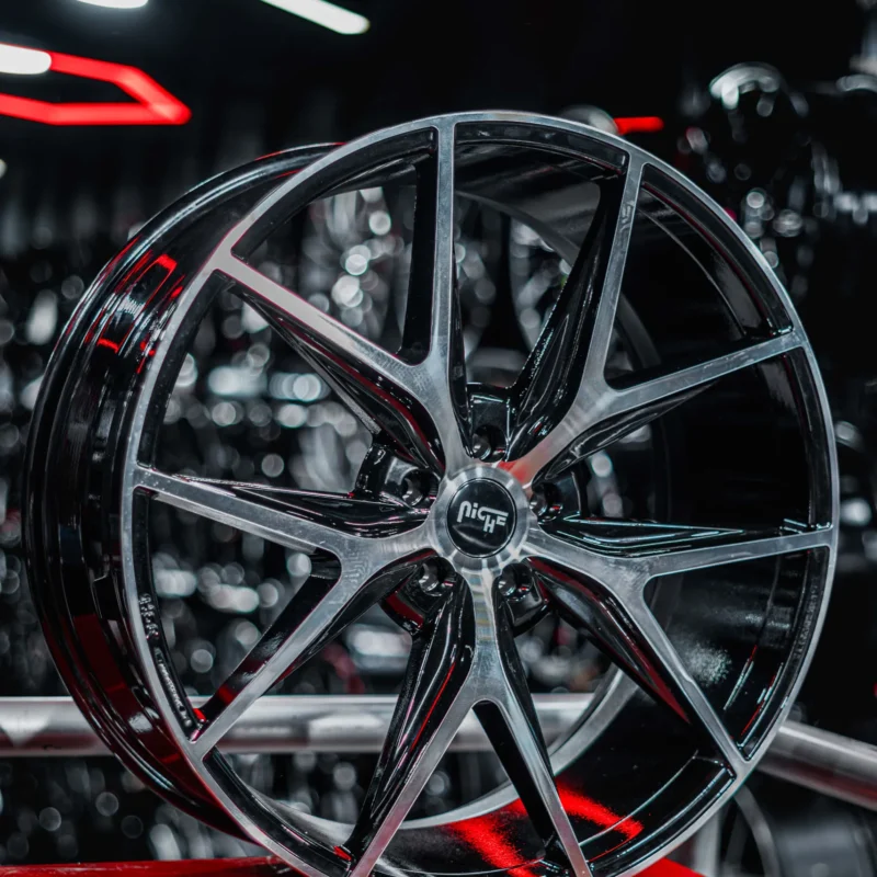 AROS RIN 22 - 5X114 - ET45 - NEGRO / PULIDO